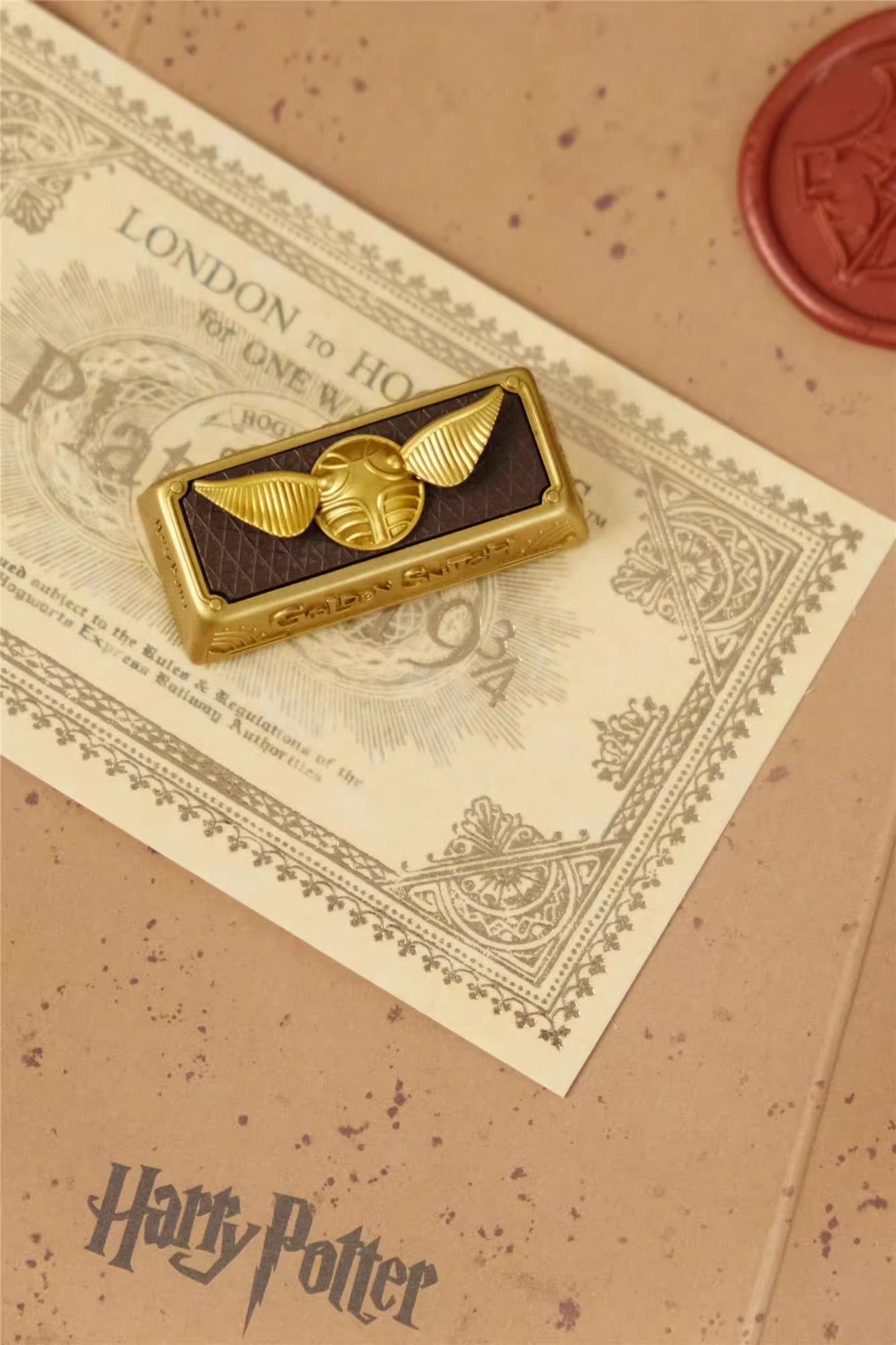 Harry Potter, Golden Snitch, 2.25U Enter key, resin coated personalized keycaps, retro designed personalized keycaps, anime, games, movies, creative mechanical keyboards, decorative keycaps