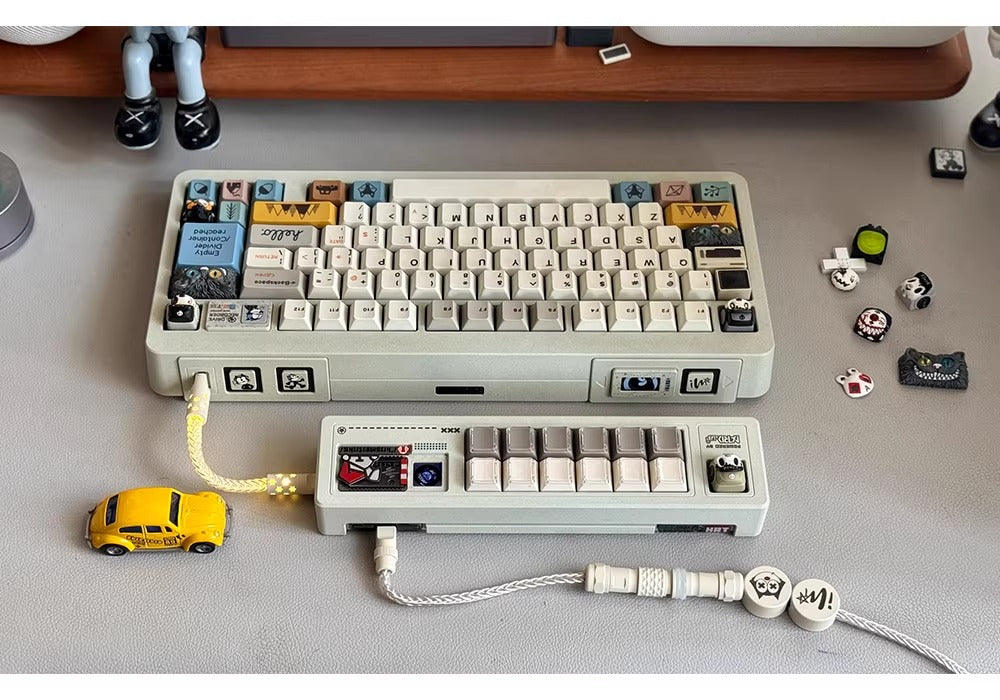 Short line 12cm/20cm, pad short line data cable typec-typec single crystal copper star emitting customized data cable