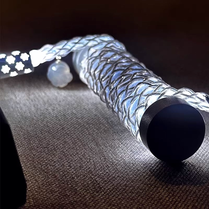 Single crystal copper spiral wire - white light overall white light aviation plug mechanical keyboard custom data cable