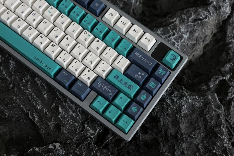 Nishikigi Chisato, Inoue Takina Theme PBT material personalized key cap set, animation game culture creative decoration key cap set, compatible with 61/64/68/75/84/87/104 key mechanical keyboard