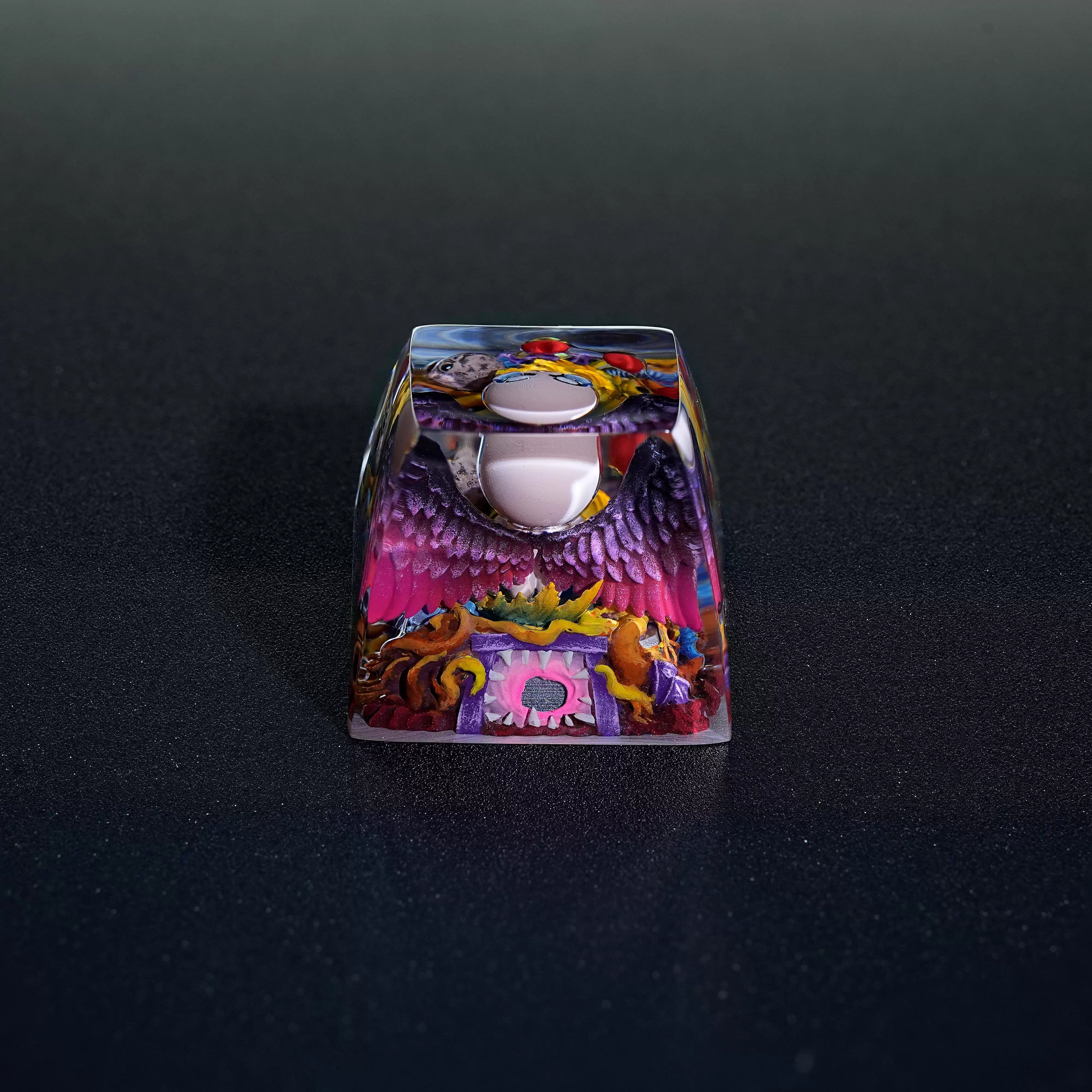 The Binding of Isaac Theme, 1U Crystal Resin Personalized Keycaps, Anime Game Peripheral Mechanical Keyboard Decorative Keycaps