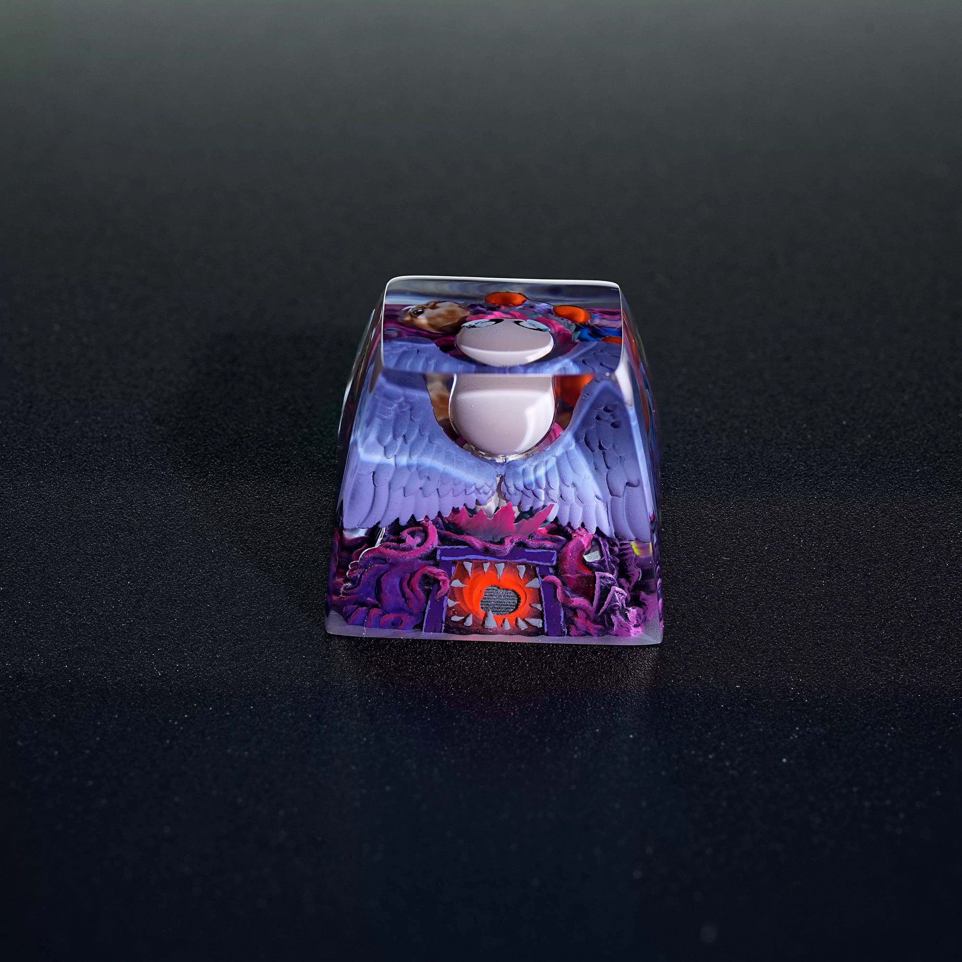 The Binding of Isaac Theme, 1U Crystal Resin Personalized Keycaps, Anime Game Peripheral Mechanical Keyboard Decorative Keycaps