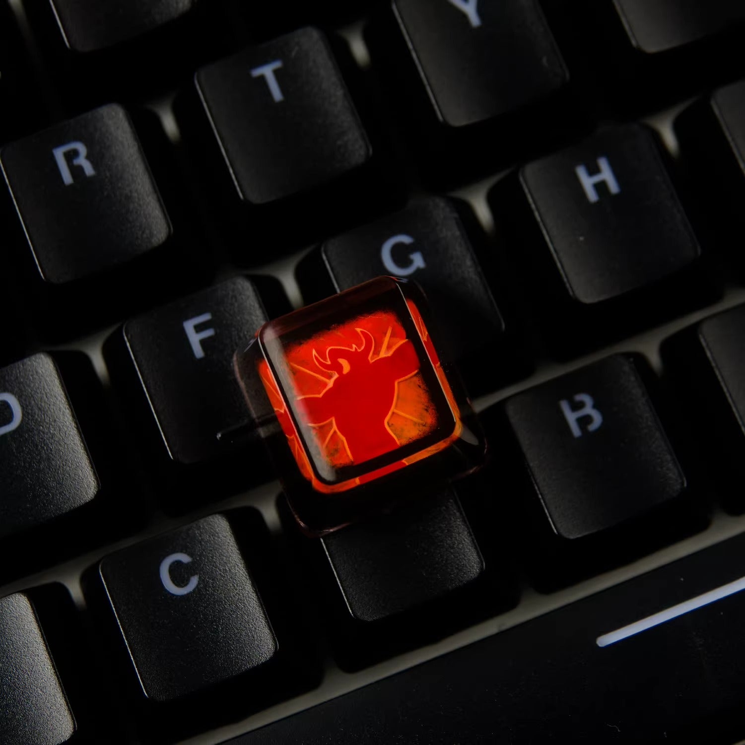 World of Warcraft series, Collection of Skill Symbols crystal resin artisankeycaps, game culture creative peripheral resin decorative keycaps