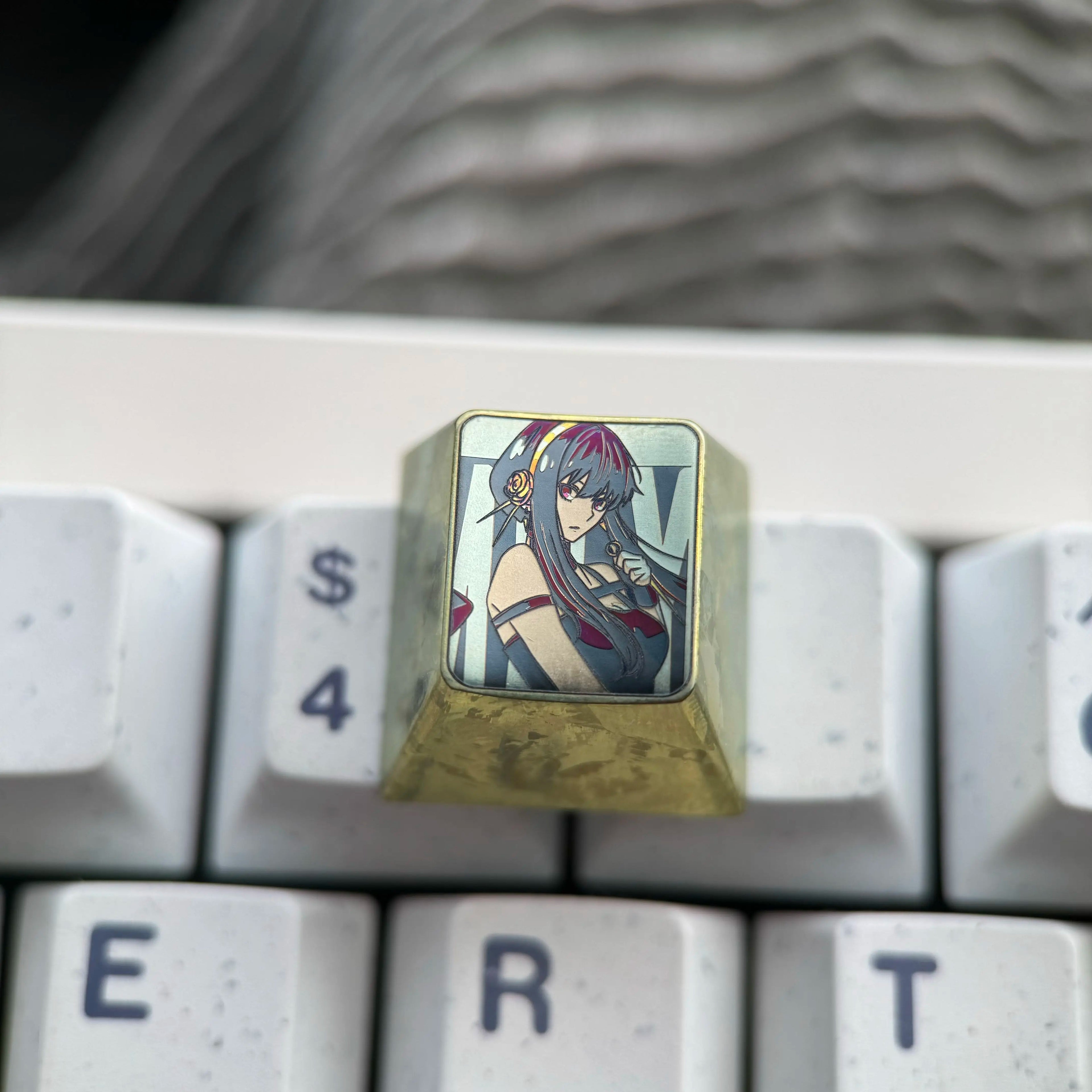 SPY × FAMILY Theme 1 U titanium alloy personalized keycaps, anime and game cultural creative keycaps, mechanical keyboard decorative keycaps