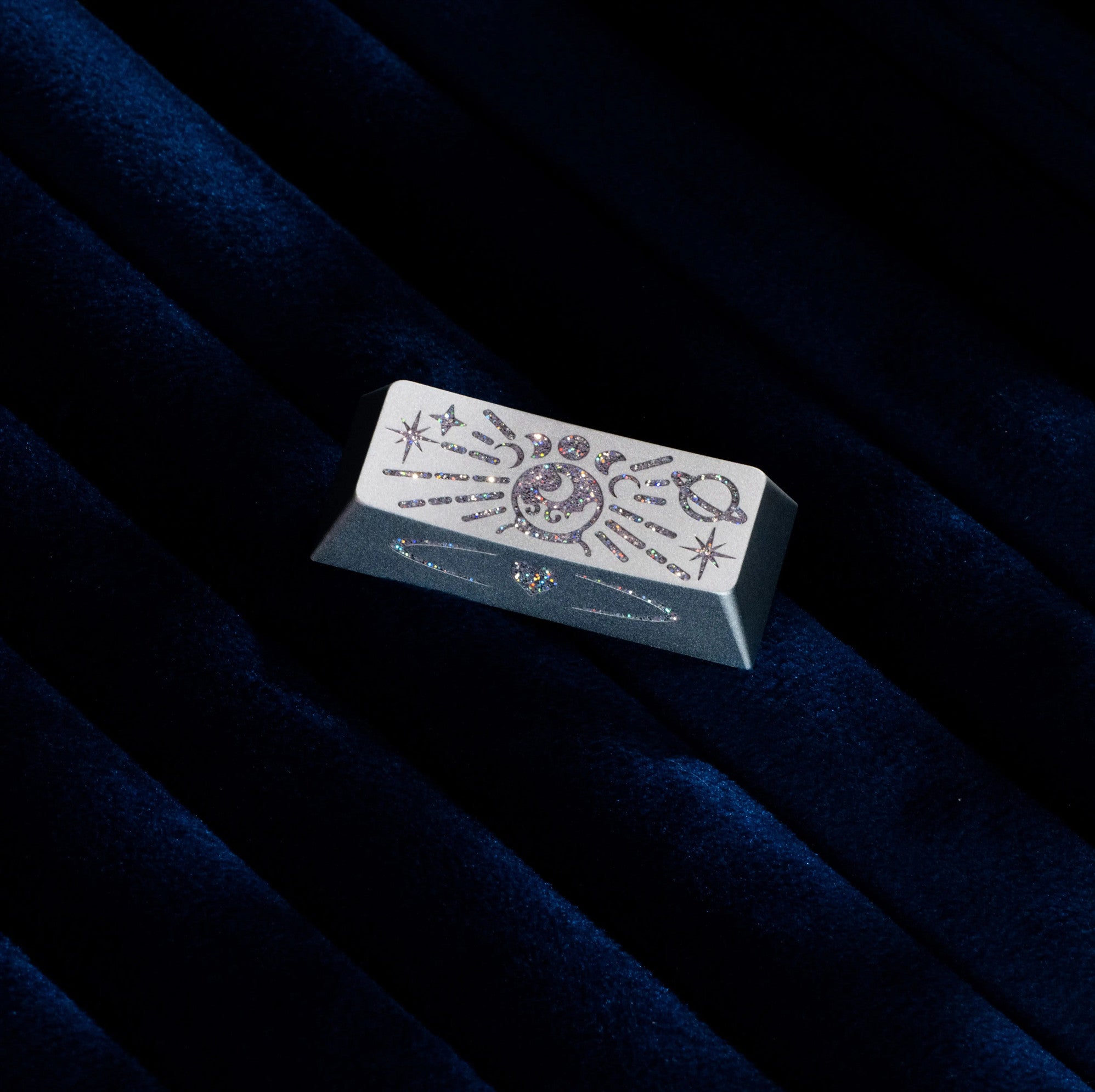 The Eye of Horus aluminum alloy personalized keycaps, enamel colored metal personalized keycaps, mechanical keyboard decorative keycaps