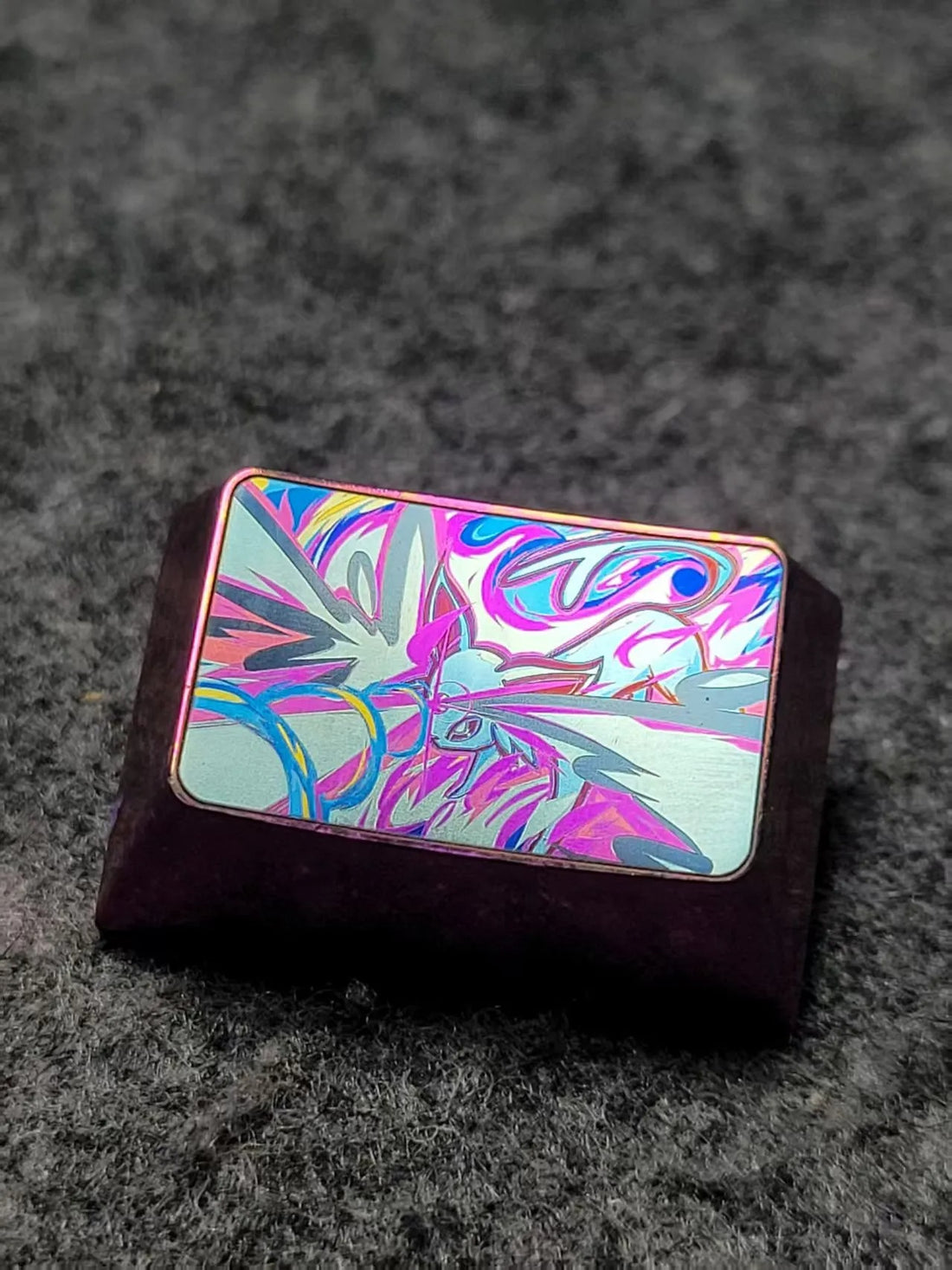 Pok é mon series, 1.5U titanium alloy personalized keycaps, cartoon anime creative keycaps, mechanical keyboard decorative keycaps