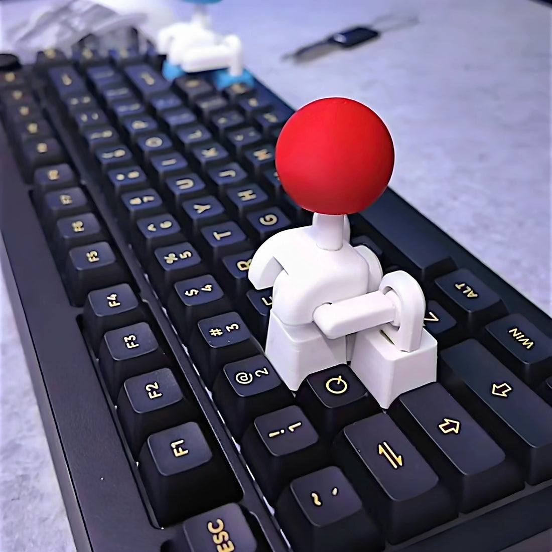 Joystick keycap 4-way mechanical keyboard controller joystick 3D printed movable keyboard lever device