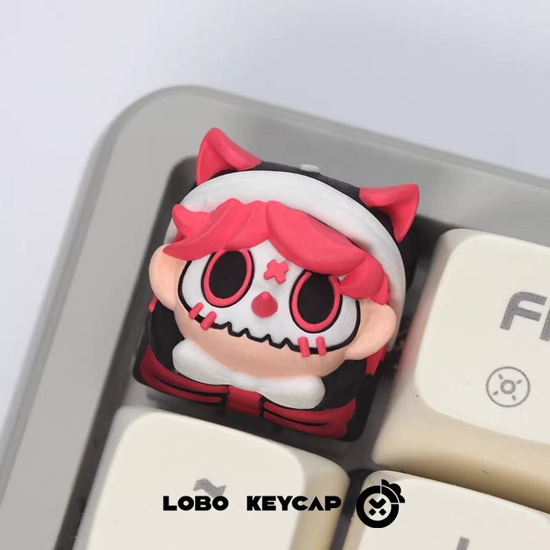 Pinocchio Undead Mask Series, Multi Color Resin Personalized Keycaps, Anime Games Fairy Tale Culture Creative Handmade Decorative Keycaps