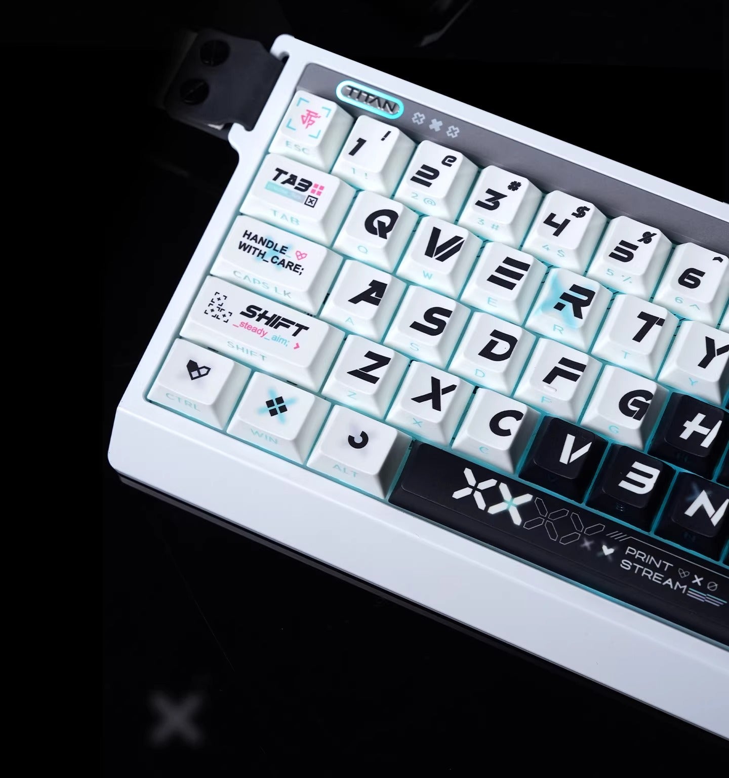 CSGO Printed collection girl, PBT+PC material personalized key cap set, girl anime theme decorative key cap set