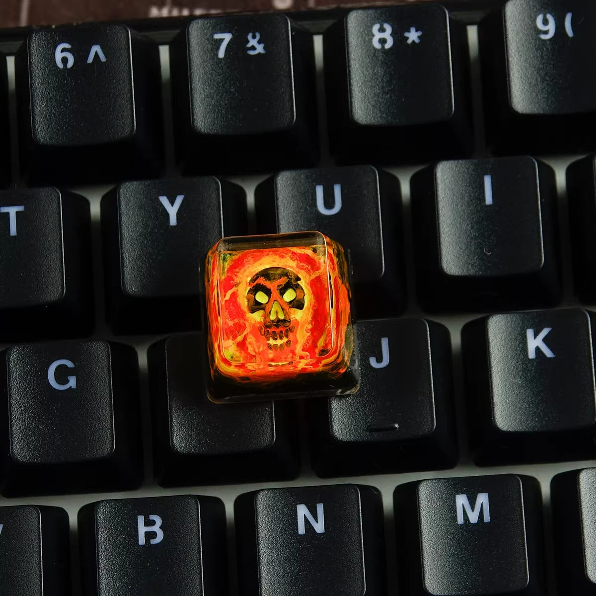 World of Warcraft series, Collection of Skill Symbols crystal resin artisankeycaps, game culture creative peripheral resin decorative keycaps