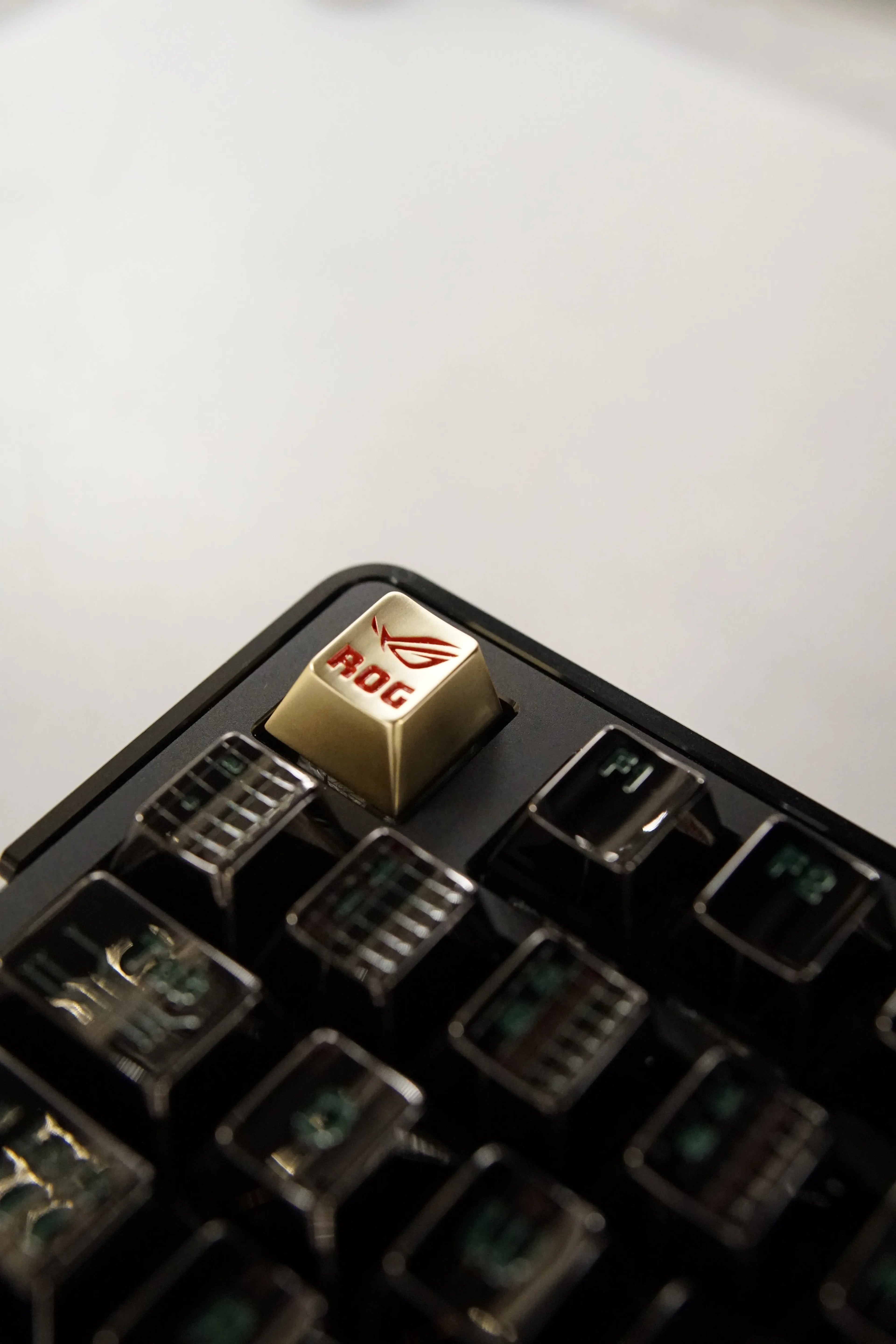 ASUS, ROG theme, Republic of Gamers, 1U metal logo personalized keycap