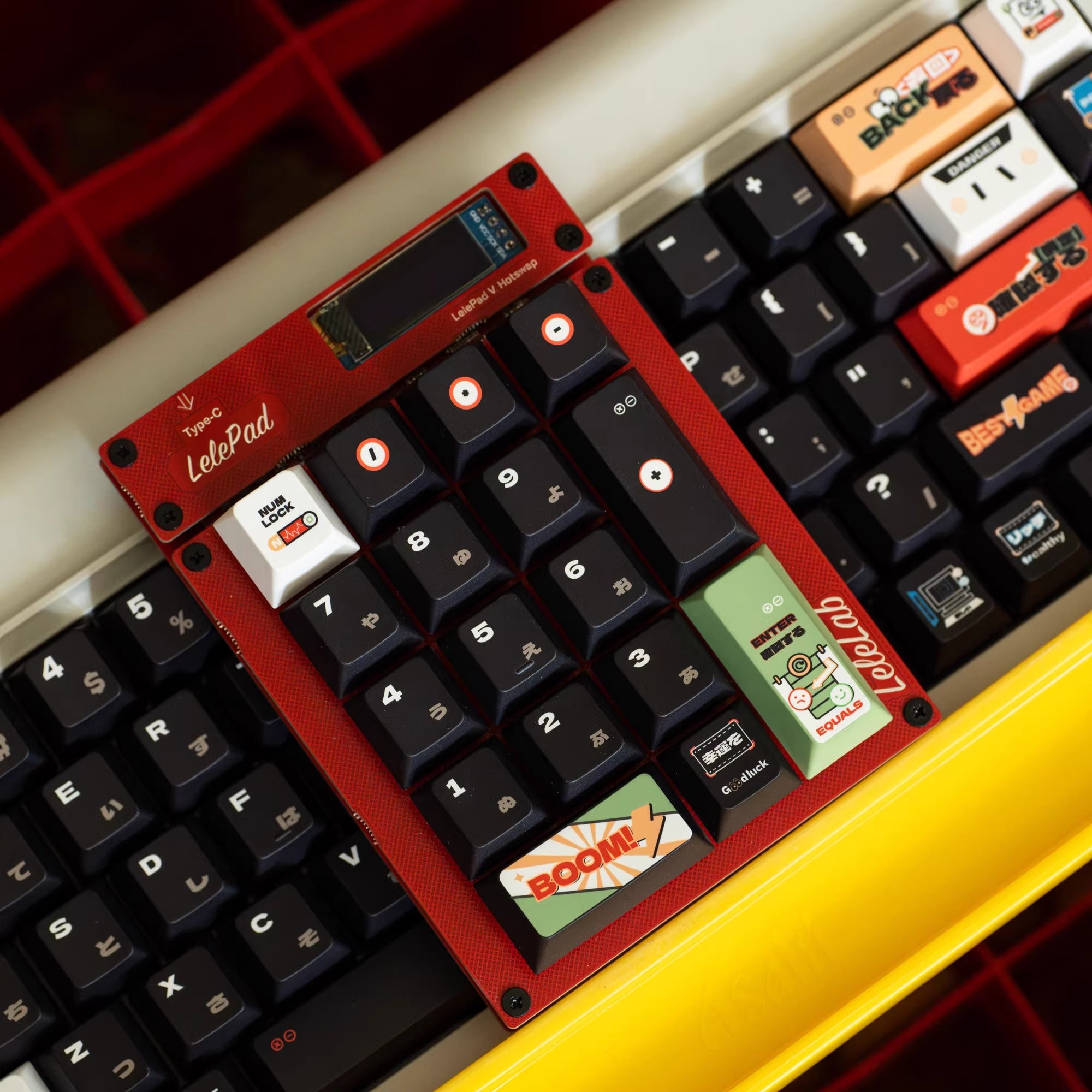 Emotional sticker theme -140 keys - original high PBT full five sided thermal sublimation mechanical keyboard customized set with personalized keycaps