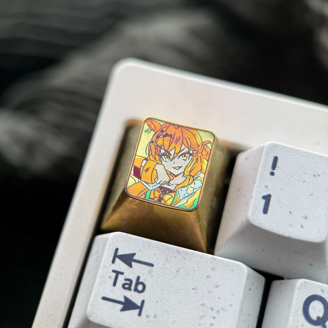 Umamusome: Pretty Derby theme, 1U titanium alloy personalized keycaps, innovative products in anime and gaming culture, mechanical keyboard decorative keycaps