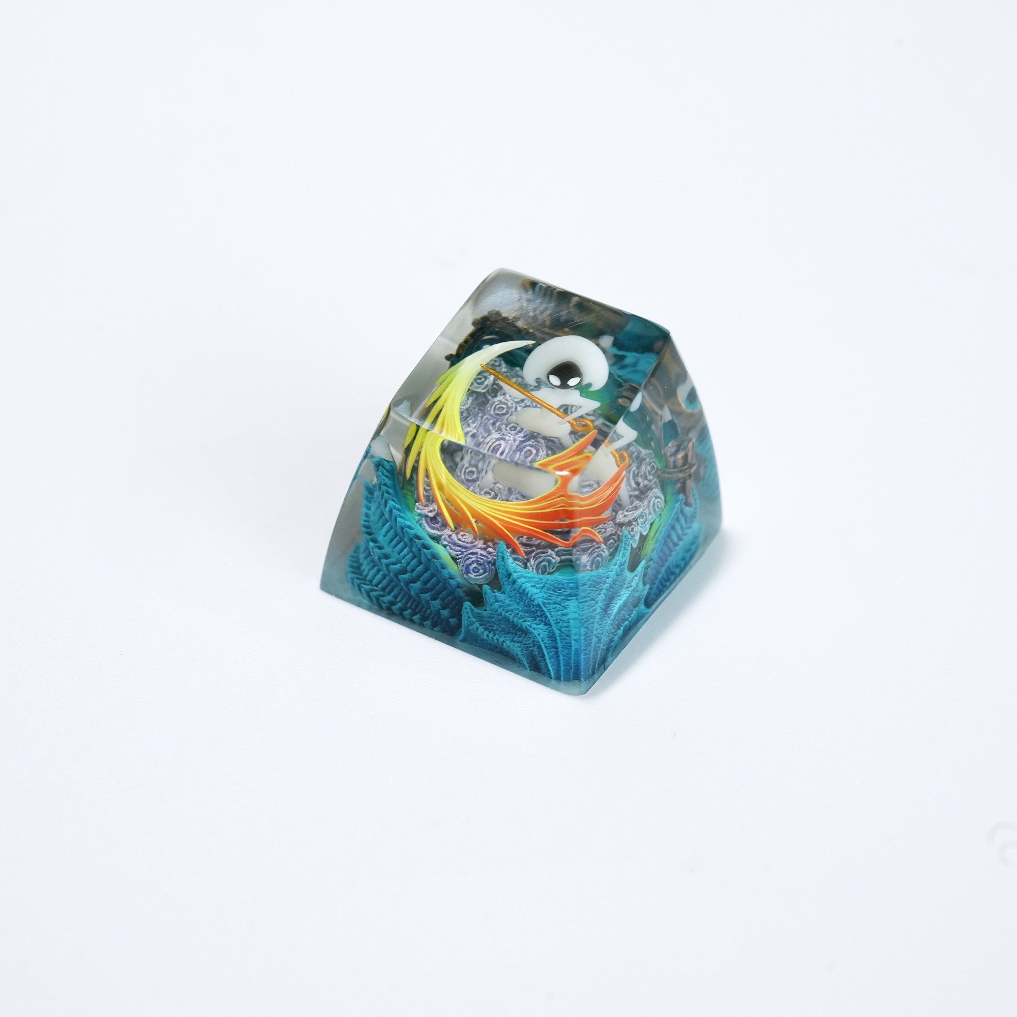 The Hollow Knight,Crystal drops of glue seals, resin personalized keycaps, anime game artisankeycaps