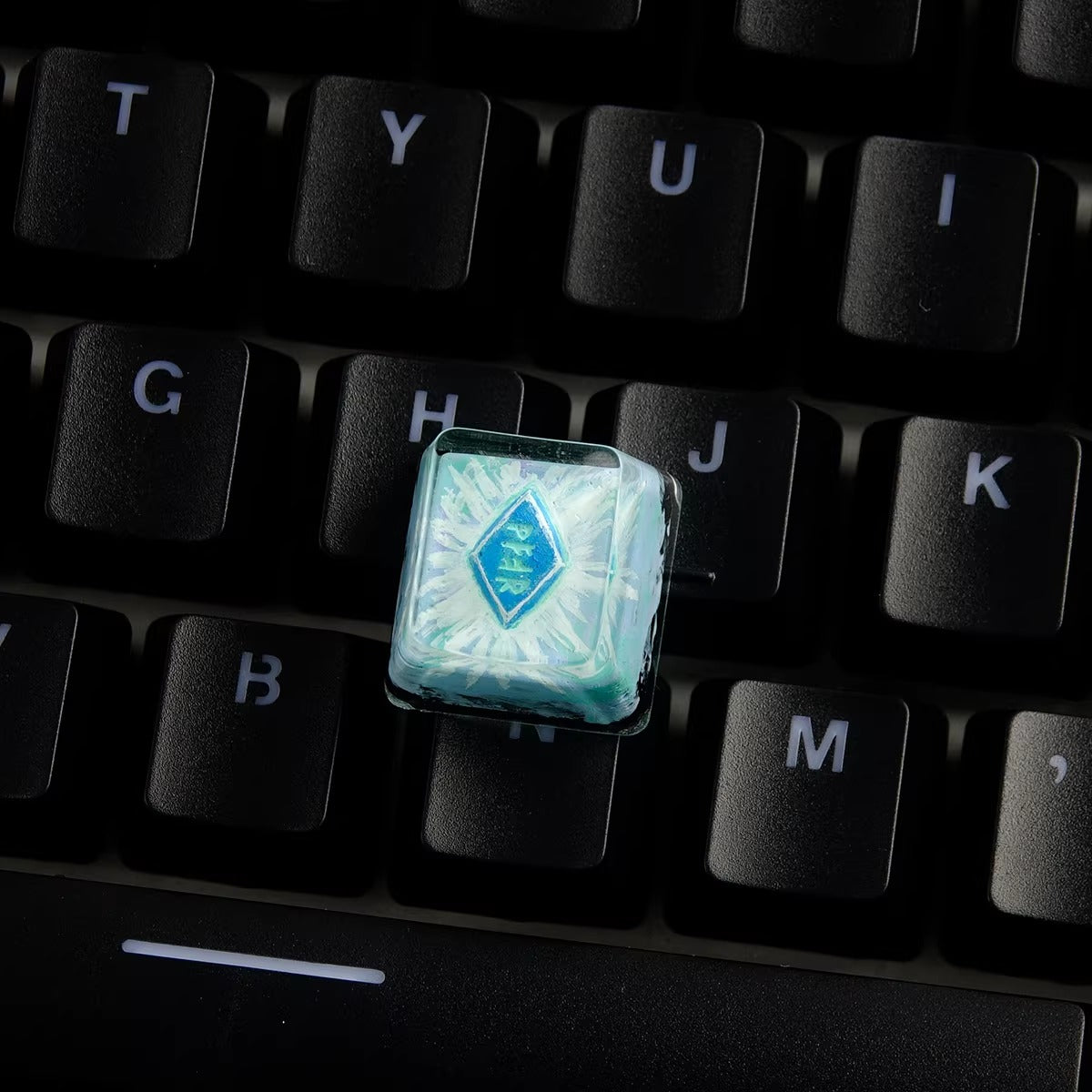 World of Warcraft series, Collection of Skill Symbols crystal resin artisankeycaps, game culture creative peripheral resin decorative keycaps