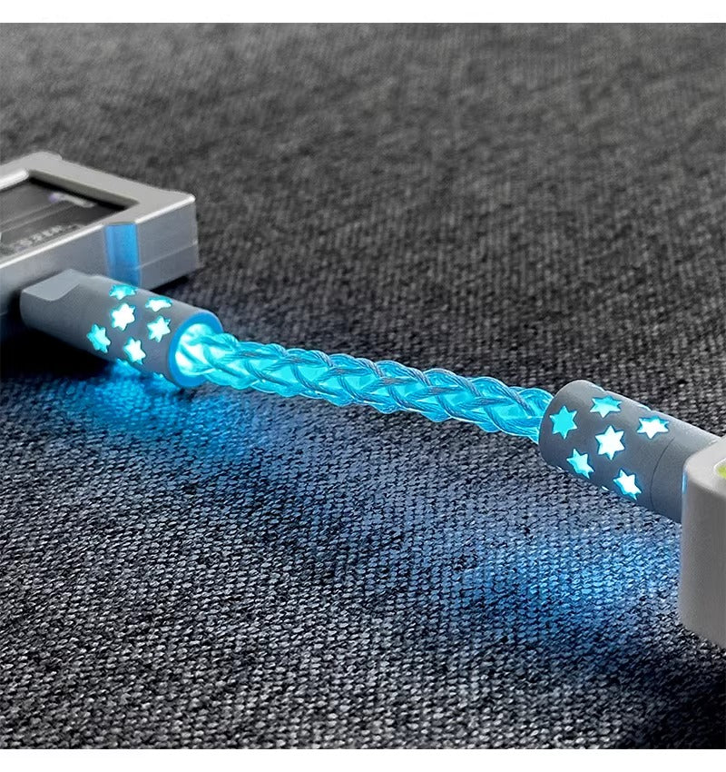 Short line 12cm/20cm, pad short line data cable typec-typec single crystal copper star emitting customized data cable