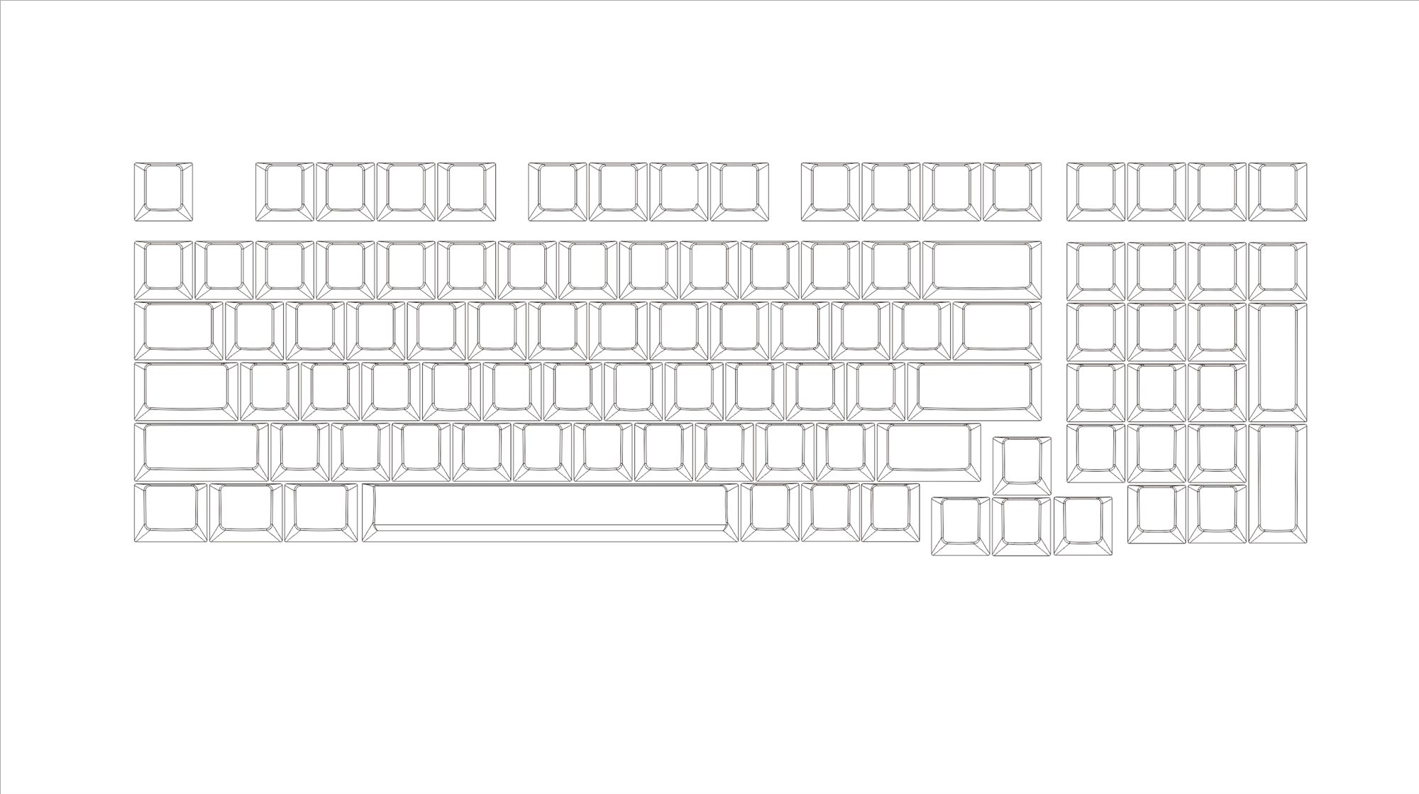 Parameterized V2 aluminum alloy CNC keycap set, metal personalized keycap original factory height set