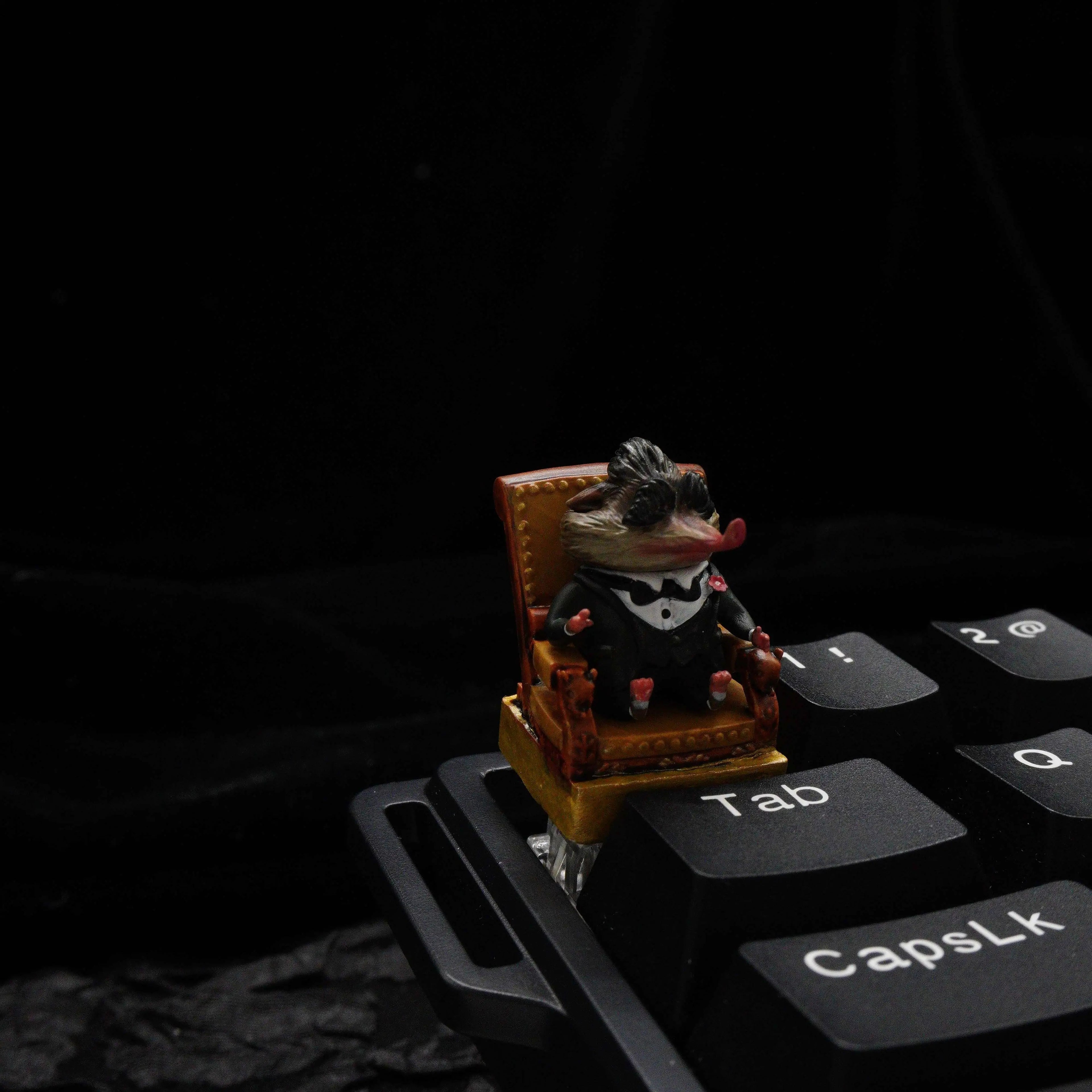 Zootopia,Mr. Big, Resin coated personalized keycaps, creatively decorated keycaps with anime, games, movies, cultural themes