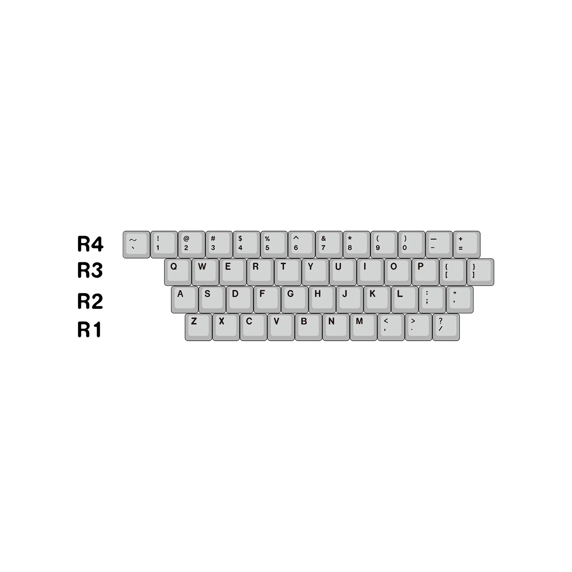 Anode violet aluminum alloy metal keycap set factory height, mechanical keyboard metal decorative keycaps, liquid character design artistic keycaps