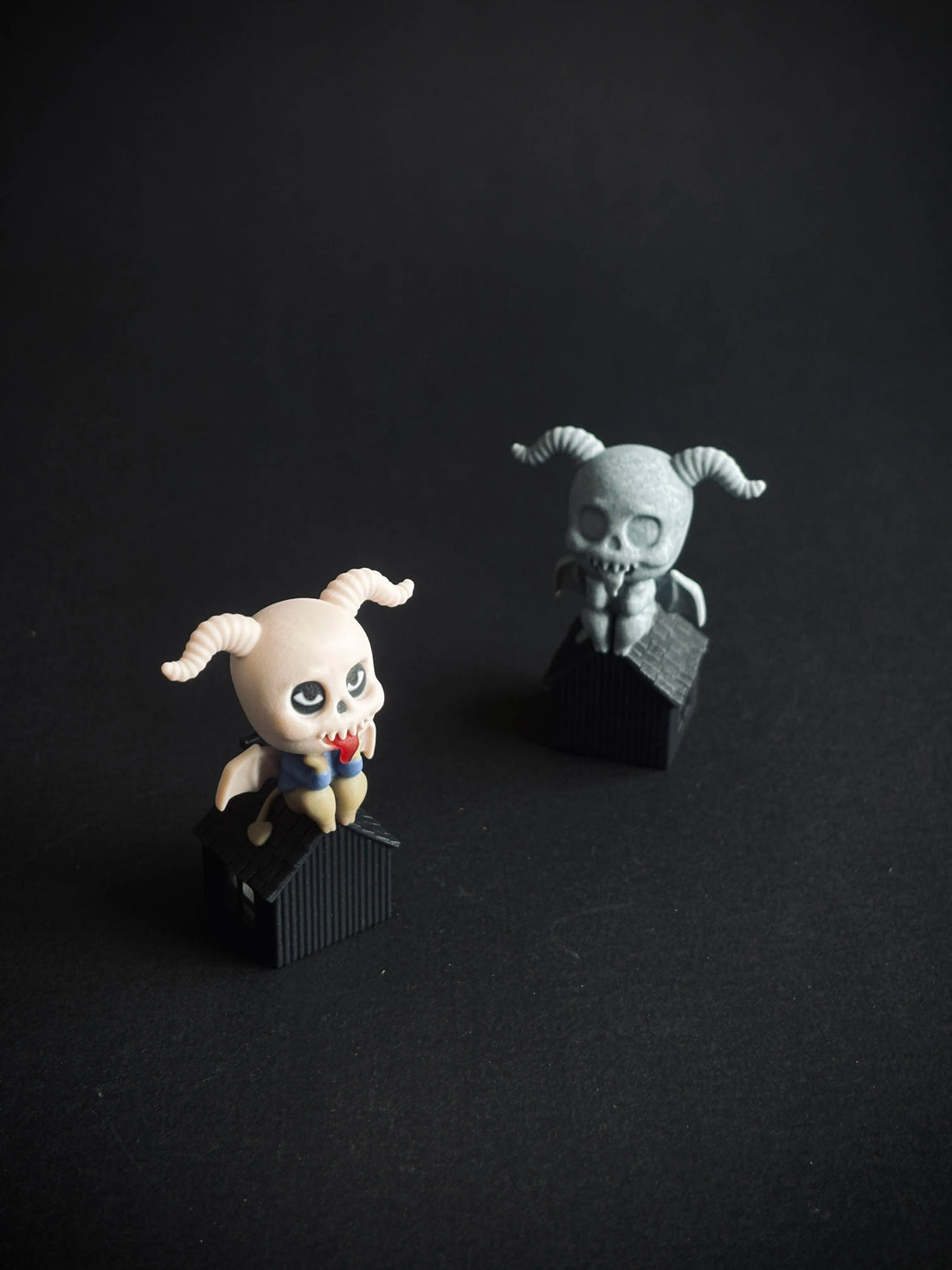 Dorohedoro series, Blood Daruma,Multi colored resin printed personalized keycaps, cartoon resin decorative keycaps, mechanical keyboard artistic creative keycaps