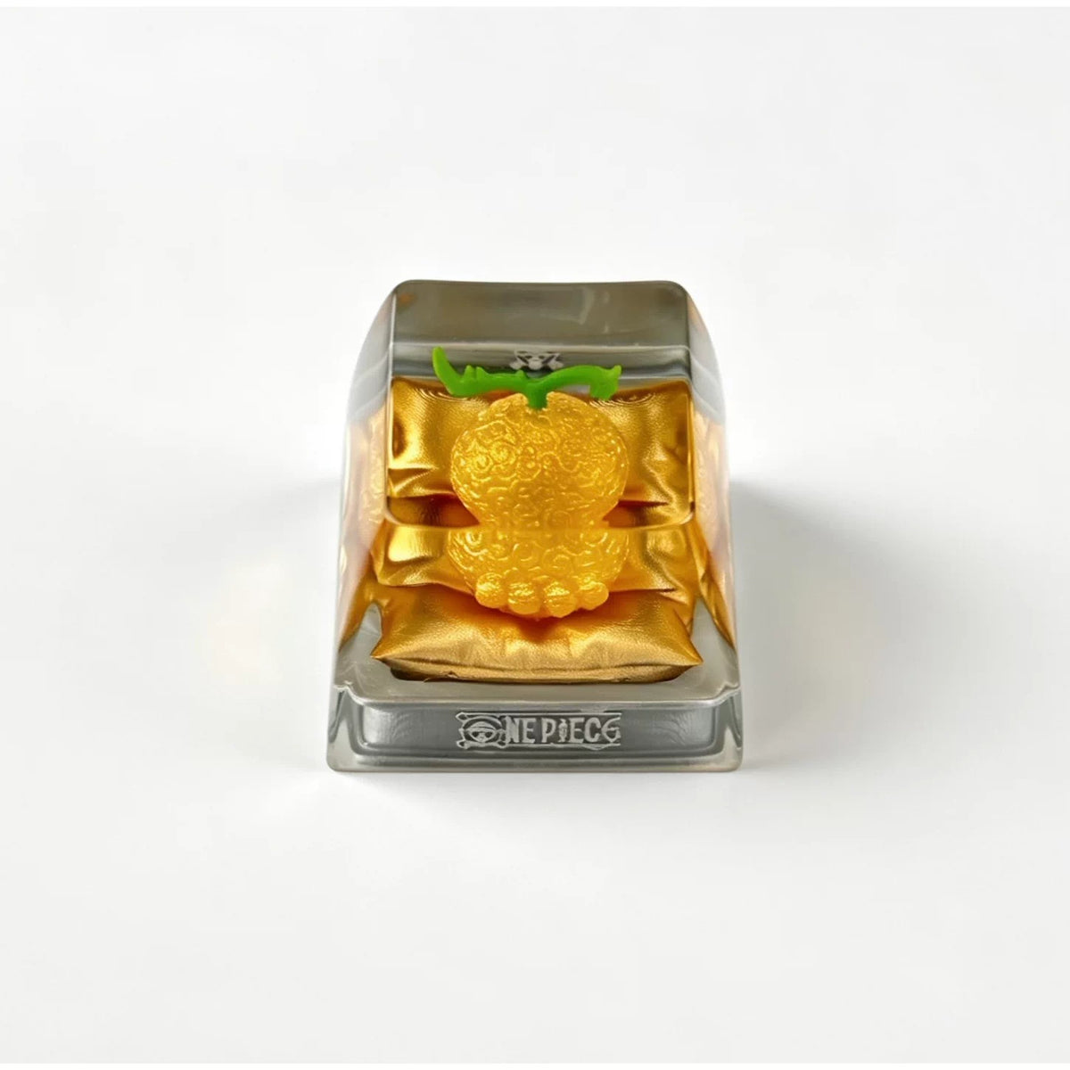 One Piece series, Devil Fruit/Akuma no Mi theme coating and sealing design, Crystal Resin Personalized Keycaps, Anime Game Culture Creative Resin Keycaps, Mechanical Keyboard Art Decorative Keycaps