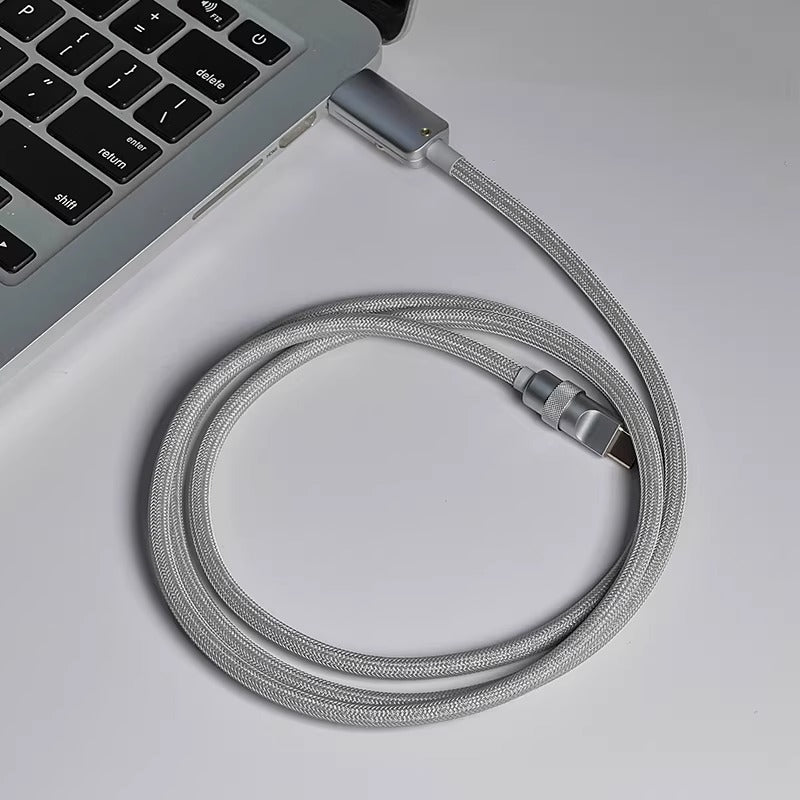 Customized mechanical keyboard data cable, pure hand woven wire, basic straight line design, USB TypeC interface