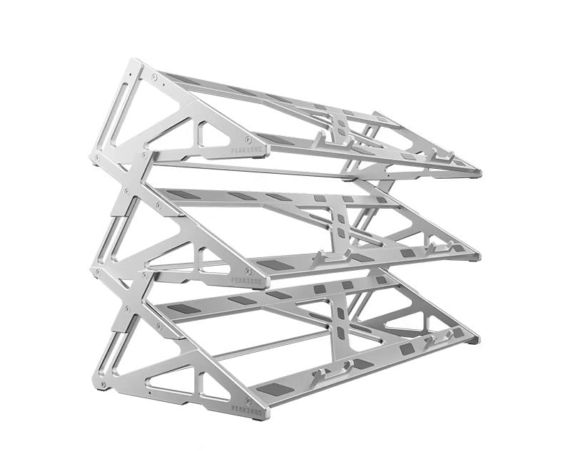 Customized metal anode keyboard bracket, customized mechanical keyboard display stand, double-layer and three-layer desktop storage and decoration bracket