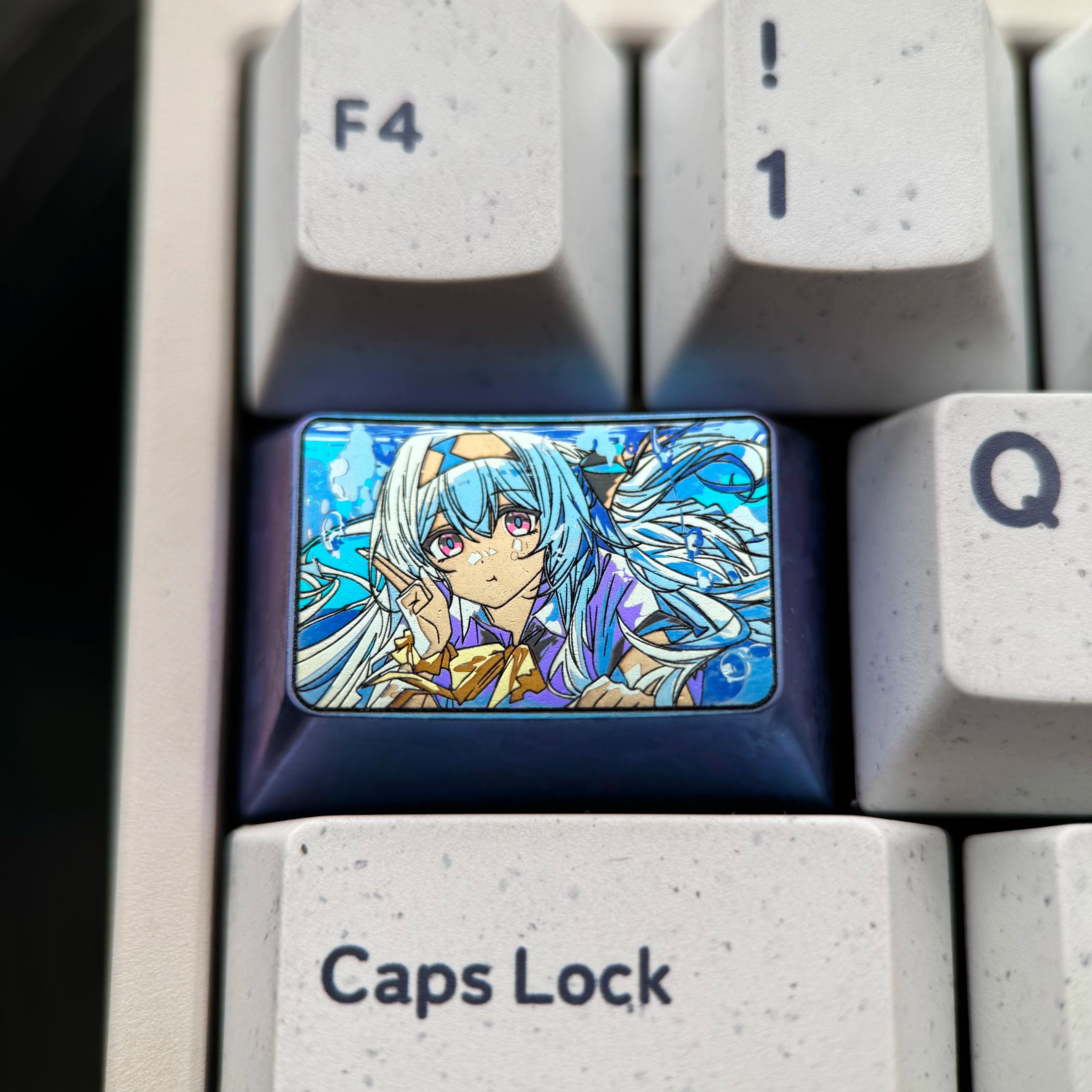 Honkai: Star Rail, Firefly theme, 1.5U titanium alloy personalized keycaps, anime and game culture creative art keycaps, mechanical keyboard decorative keycaps