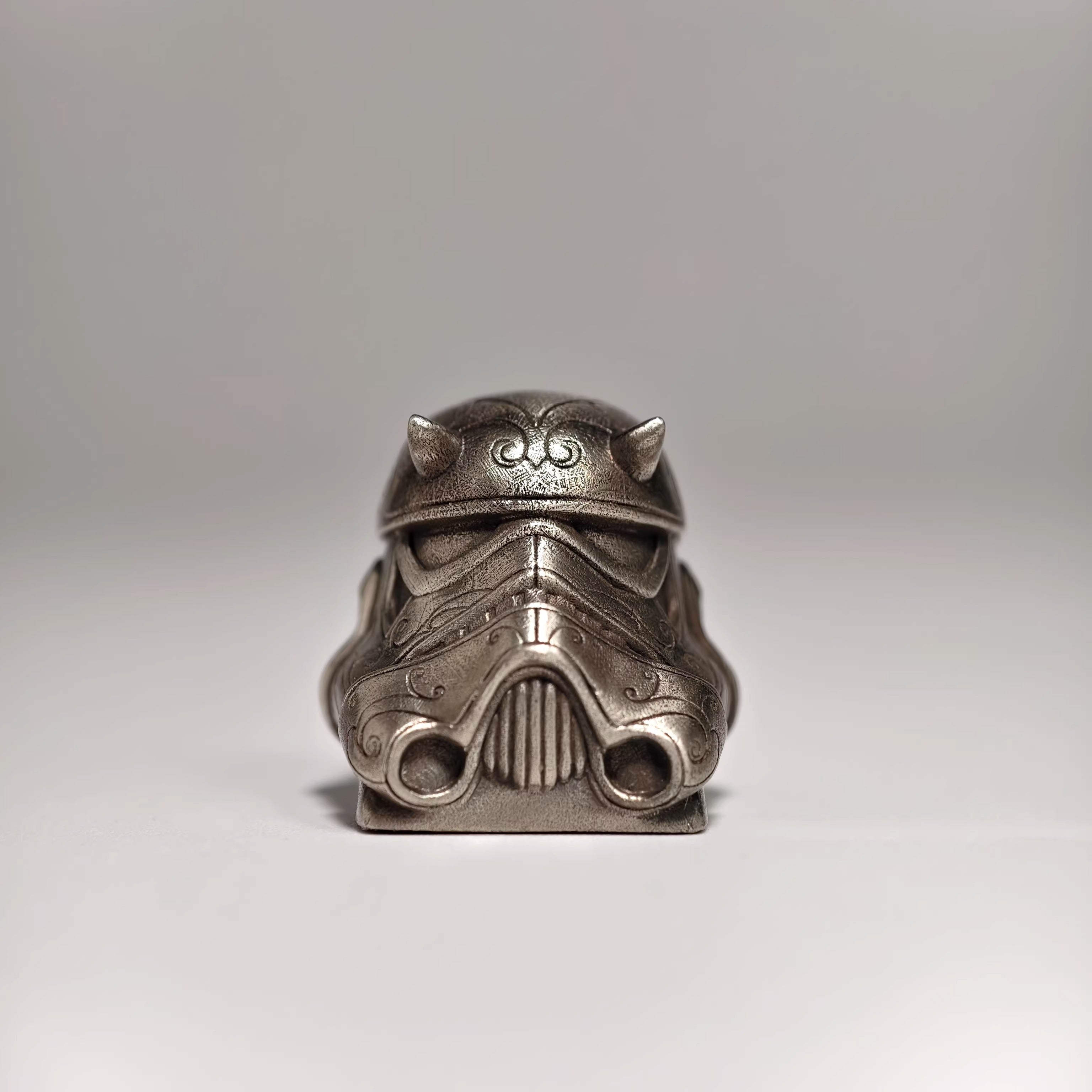 Star Wars, Imperial Stormtrooper,Mandalore, Metal material casting personalized keycaps, anime, games, movies, cultural and creative decorative keycaps