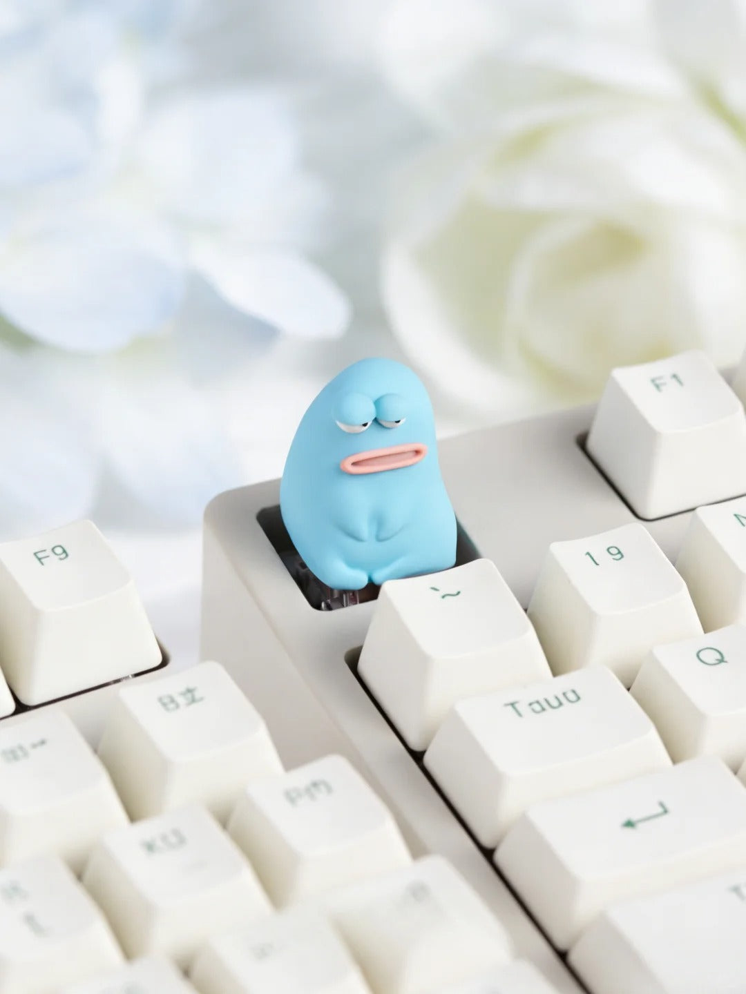 Original Ugly Boy, multi-color resin molded personalized keycaps, cartoon cute decorative keycaps, handmade craftsman keycaps