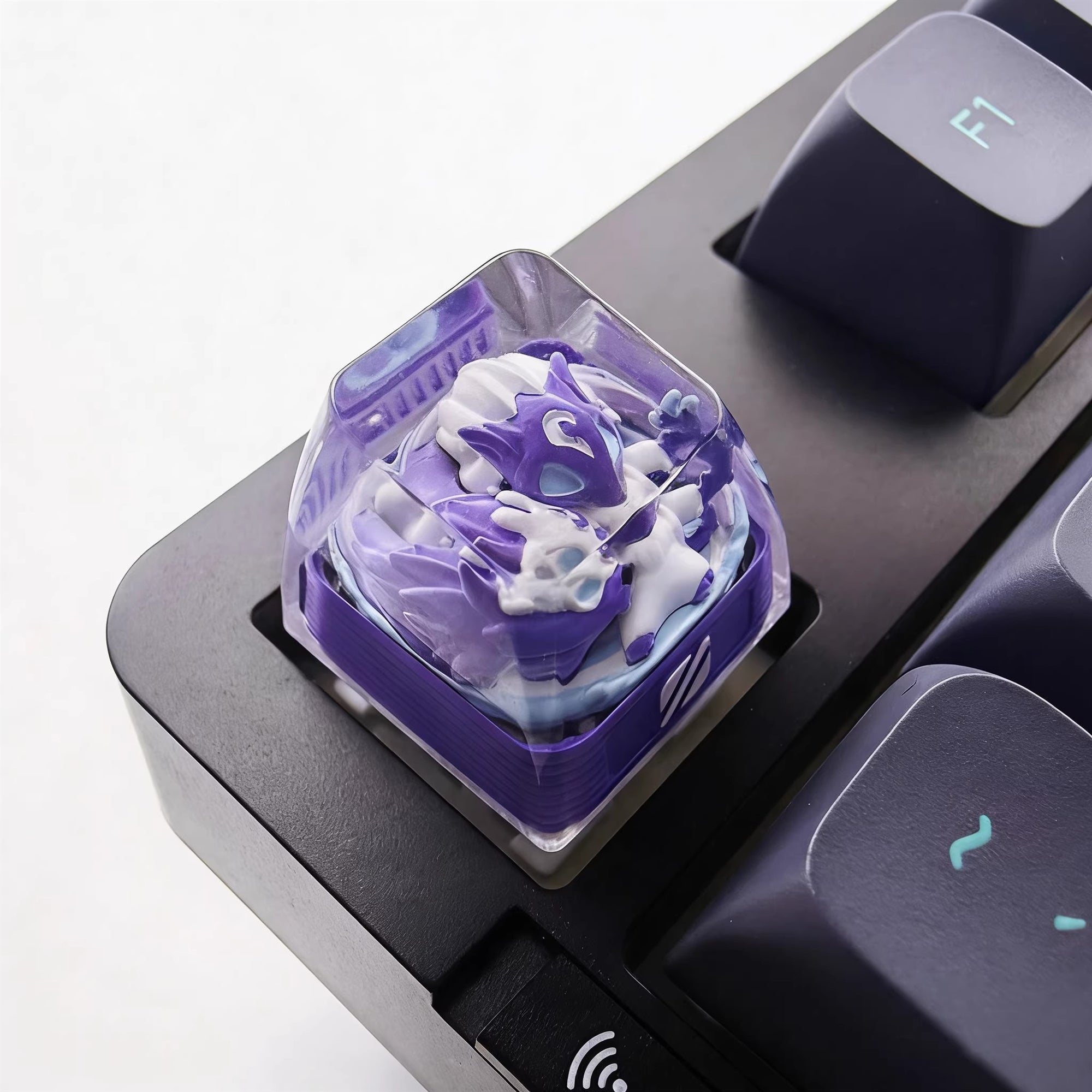 League of Legends, LOL, 1U crystal resin personalized keycaps, Q-version character design game culture peripheral products cute decorative keycaps