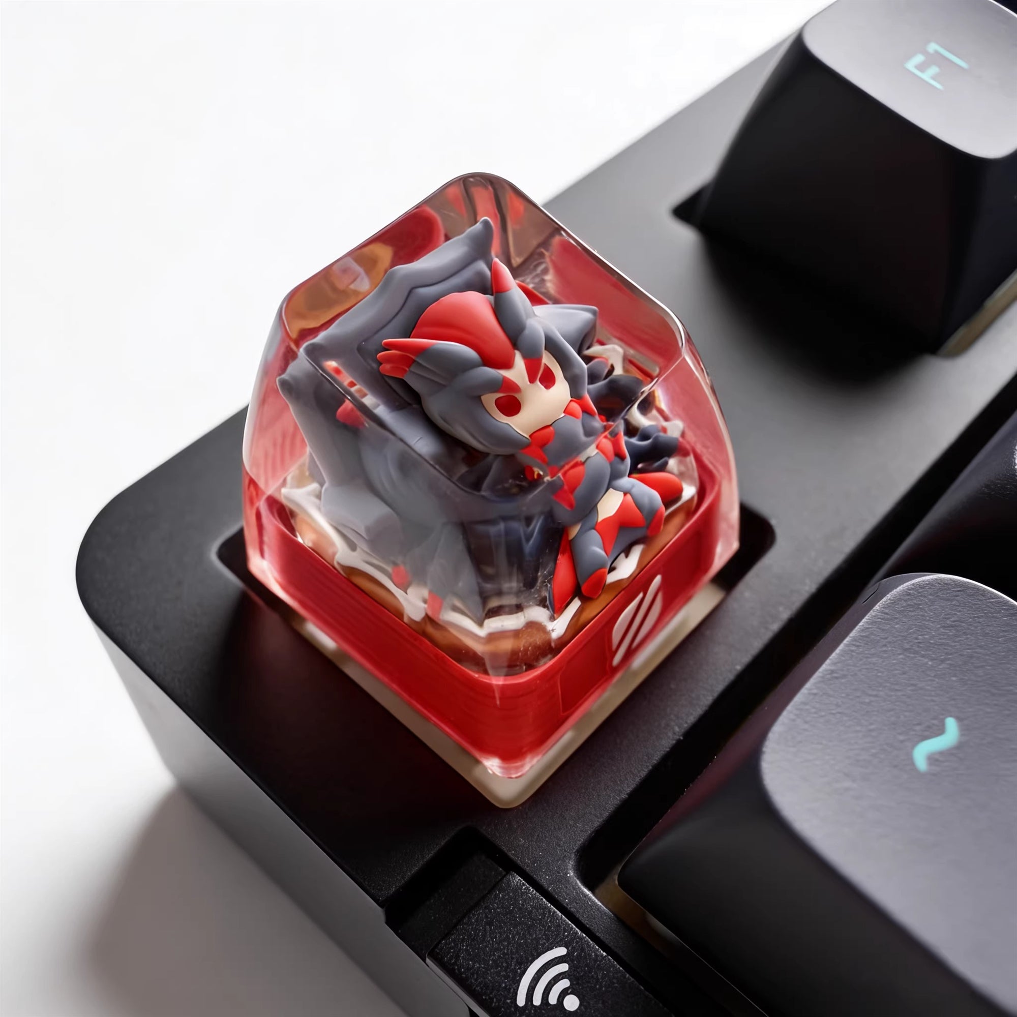League of Legends, LOL, 1U crystal resin personalized keycaps, Q-version character design game culture peripheral products cute decorative keycaps