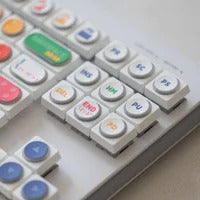 Building blocks, LEGO style, PBT resin translucent personalized keycap set, children&