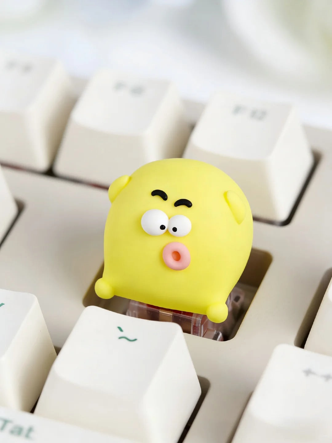 Original Ugly Boy, multi-color resin molded personalized keycaps, cartoon cute decorative keycaps, handmade craftsman keycaps