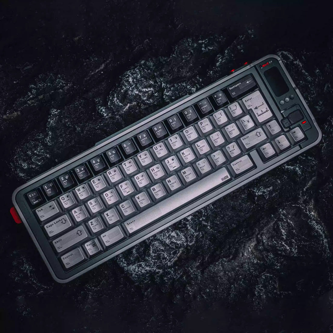 Parameterized V2 aluminum alloy CNC keycap set, metal personalized keycap original factory height set