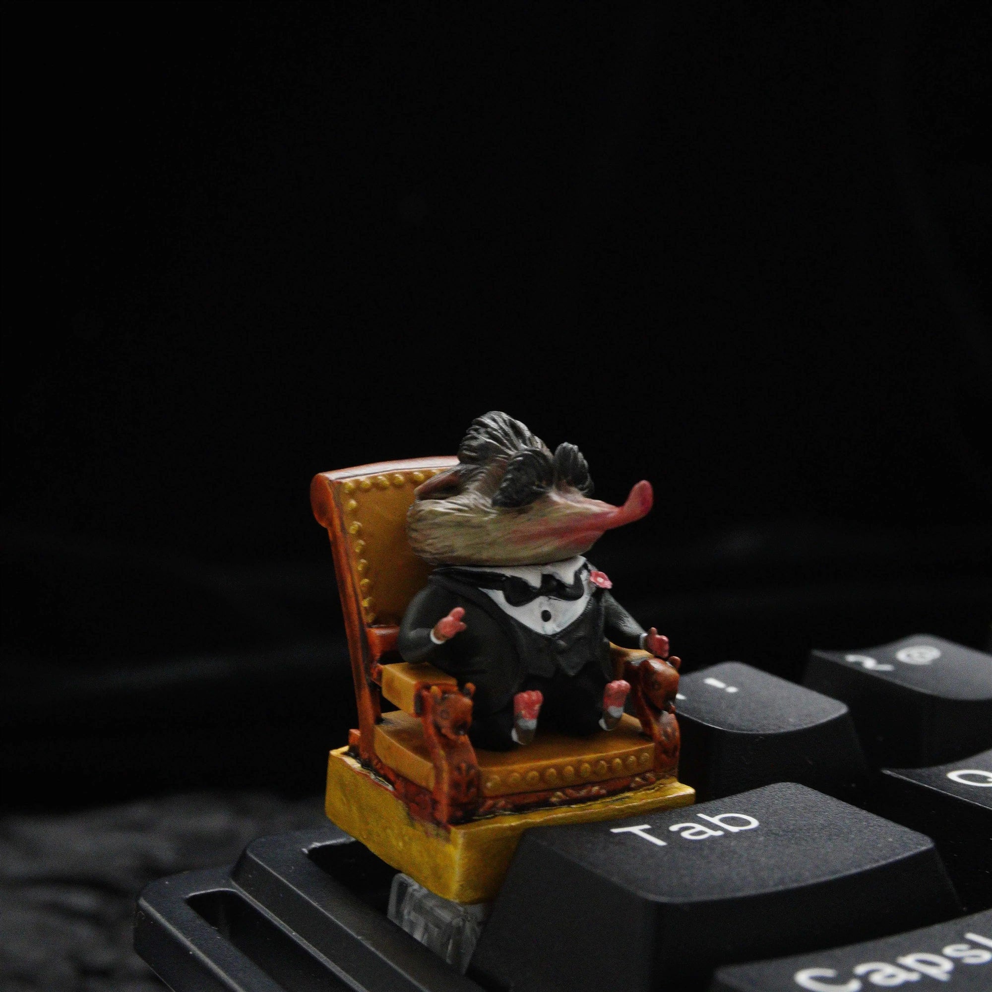 Zootopia,Mr. Big, Resin coated personalized keycaps, creatively decorated keycaps with anime, games, movies, cultural themes