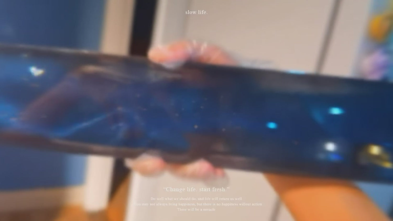 Star River Dream Flowing Sand Style, Keyboard Resin Hand Stand, Palm Stand, Keyboard Peripheral Accessories