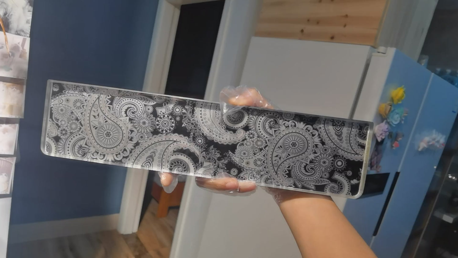 Paisley pattern, keyboard resin handle, palm rest, keyboard peripheral accessories