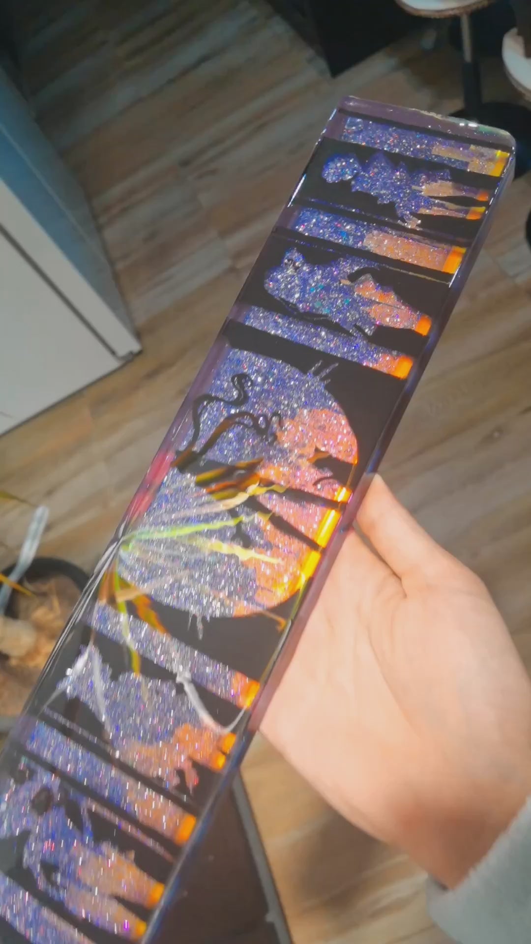 Sailor Moon keyboard holder, simple shadow luminous effect, keyboard resin holder, palm holder, keyboard peripheral accessories