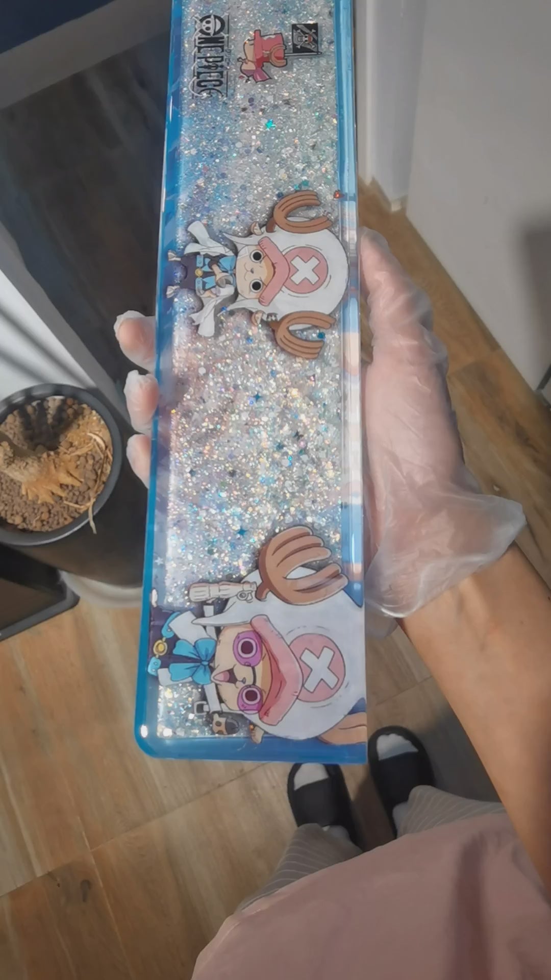 One Piece Chopper quicksand style, keyboard resin handle, palm rest, keyboard peripheral accessories