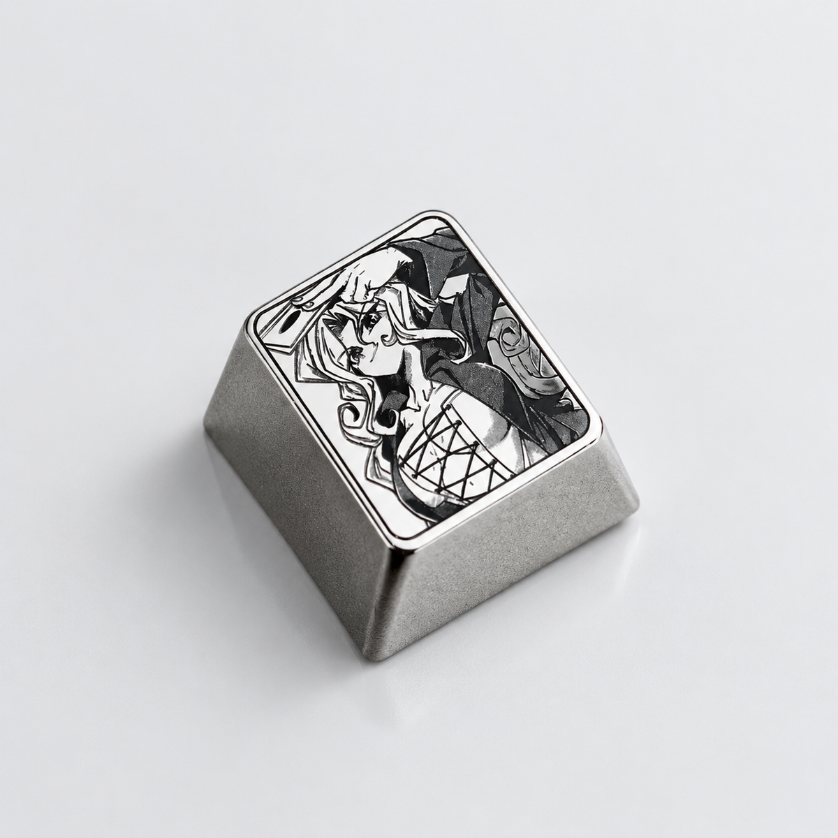 Yu-Gi-Oh!，Mai Valentine，1 U titanium alloy personalized keycaps, anime and game cultural creative keycaps, mechanical keyboard decorative keycaps