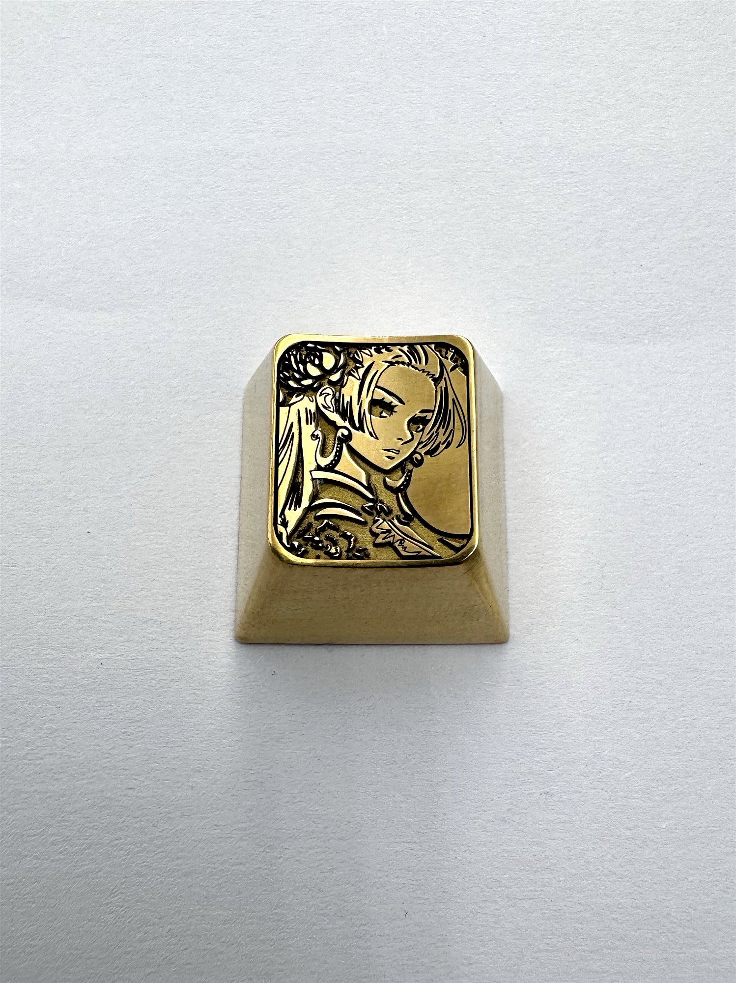One Piece, brass personalized keycaps, metal keycaps around anime and game characters