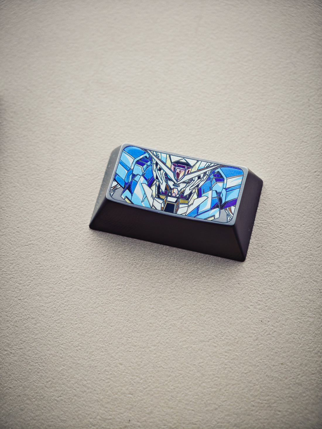 Titanium alloy personalized keycap, 1.75U GUNDAM 00, metal decorative keycap