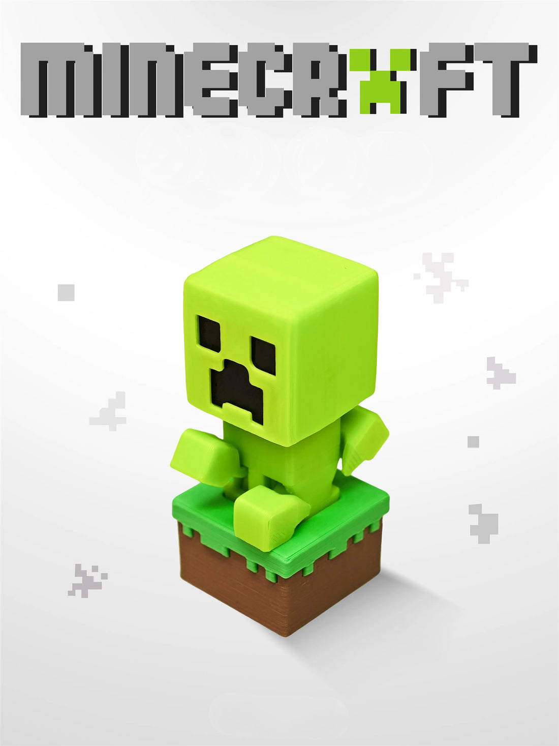 Minecraft， Cute doll keycaps, press movable, 3D printed resin material, keycaps around anime and game characters