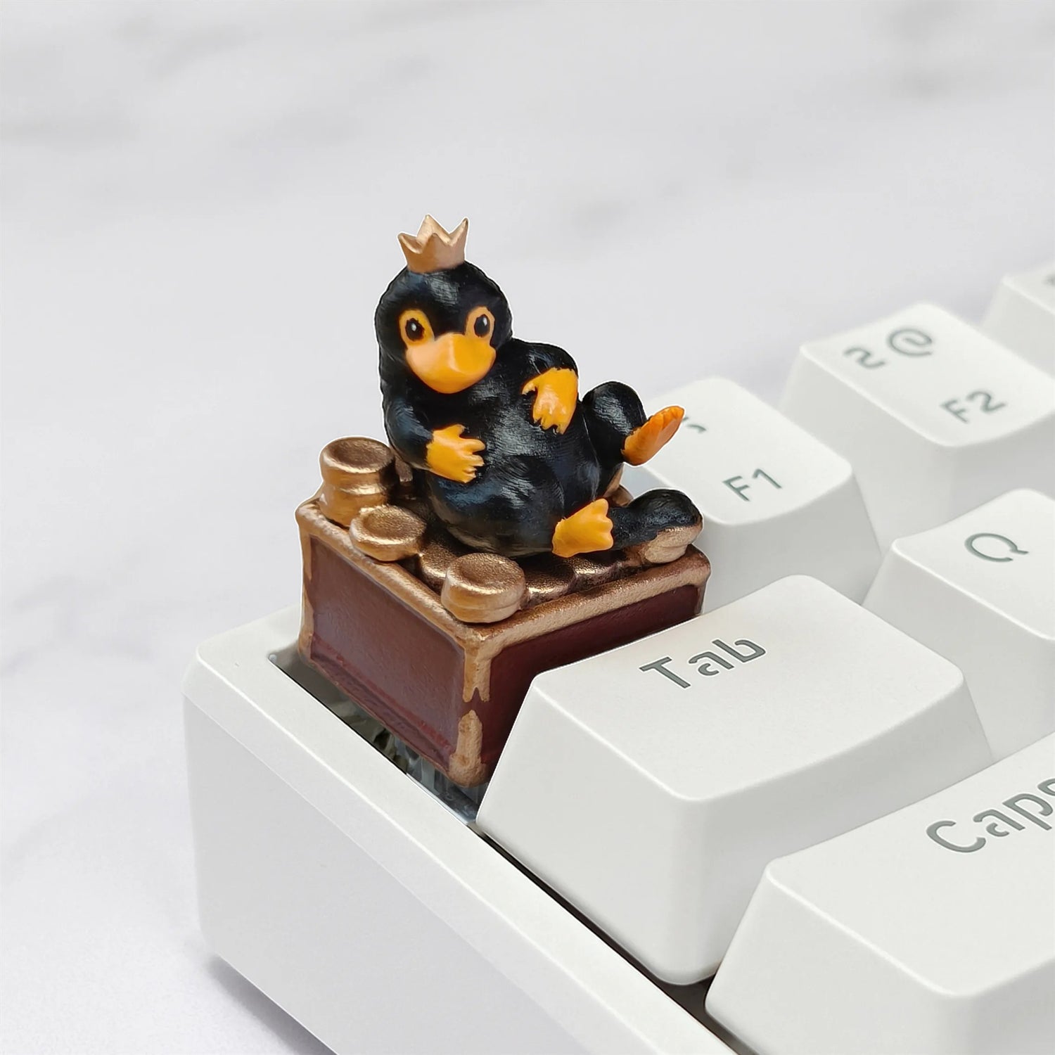 Animali fantastici e dove trovarli Fantastic Beasts and Where to Find Them，Niffler Separable design, resin material coated and colored personalized keycaps