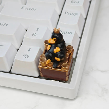 Animali fantastici e dove trovarli Fantastic Beasts and Where to Find Them，Niffler Separable design, resin material coated and colored personalized keycaps