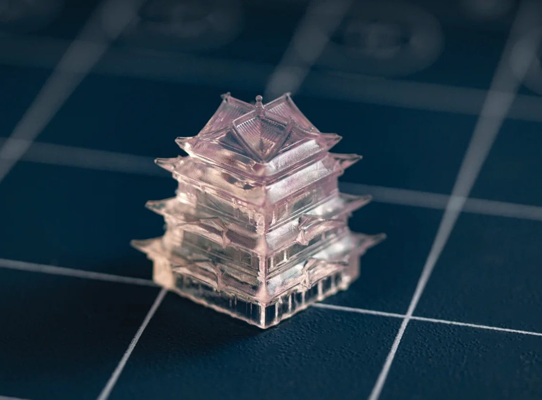 Chinese ancient architecture, Oriental charm keycaps, and architectural art personalized keycaps are integrated into one.