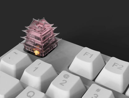 Chinese ancient architecture, Oriental charm keycaps, and architectural art personalized keycaps are integrated into one.