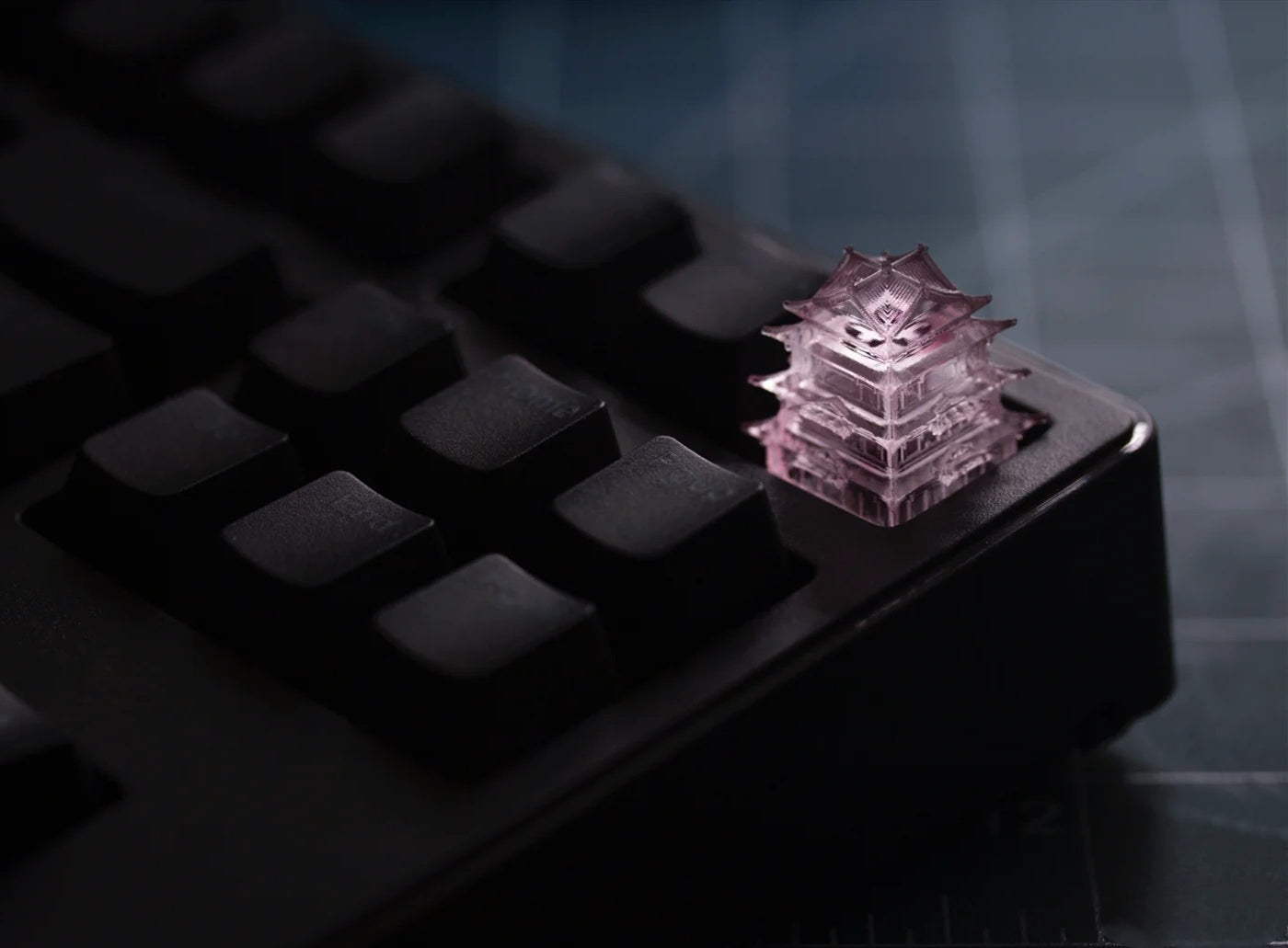 Chinese ancient architecture, Oriental charm keycaps, and architectural art personalized keycaps are integrated into one.