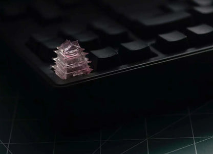 Chinese ancient architecture, Oriental charm keycaps, and architectural art personalized keycaps are integrated into one.